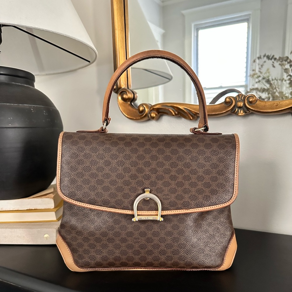 Authentic Vintage Celine Medium Handbag